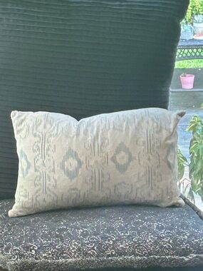 Lumbar Pillow Preowned SxSW Work Blue Washed Look Full Zip